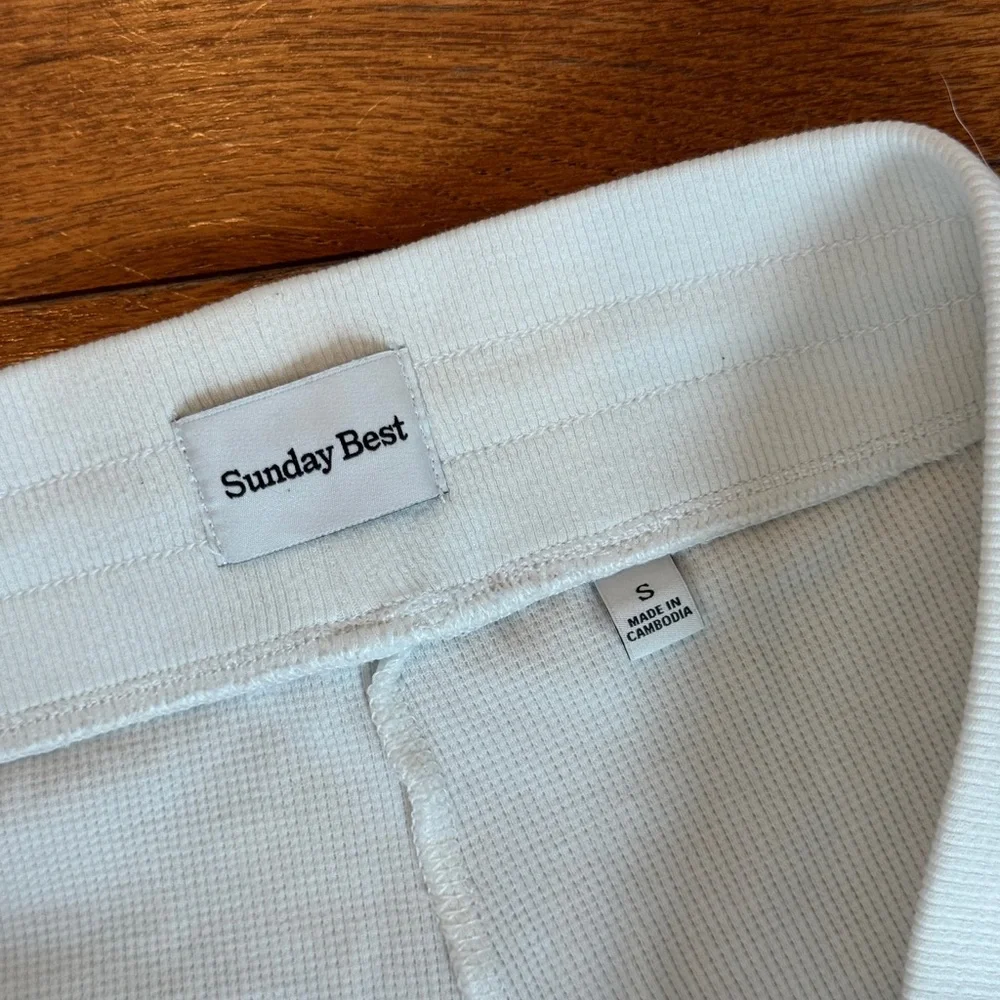 Sunday Best White Track Pants & Joggers - Picture 6 of 6